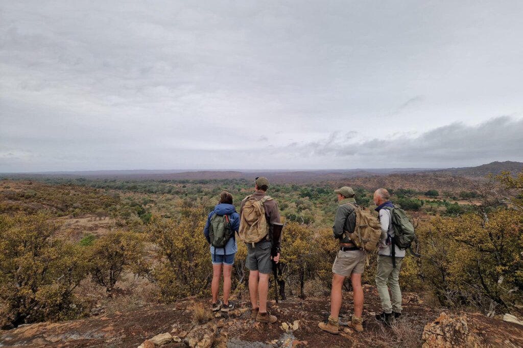 Uitzicht tijdens wandelsafari in het noorden van Kruger