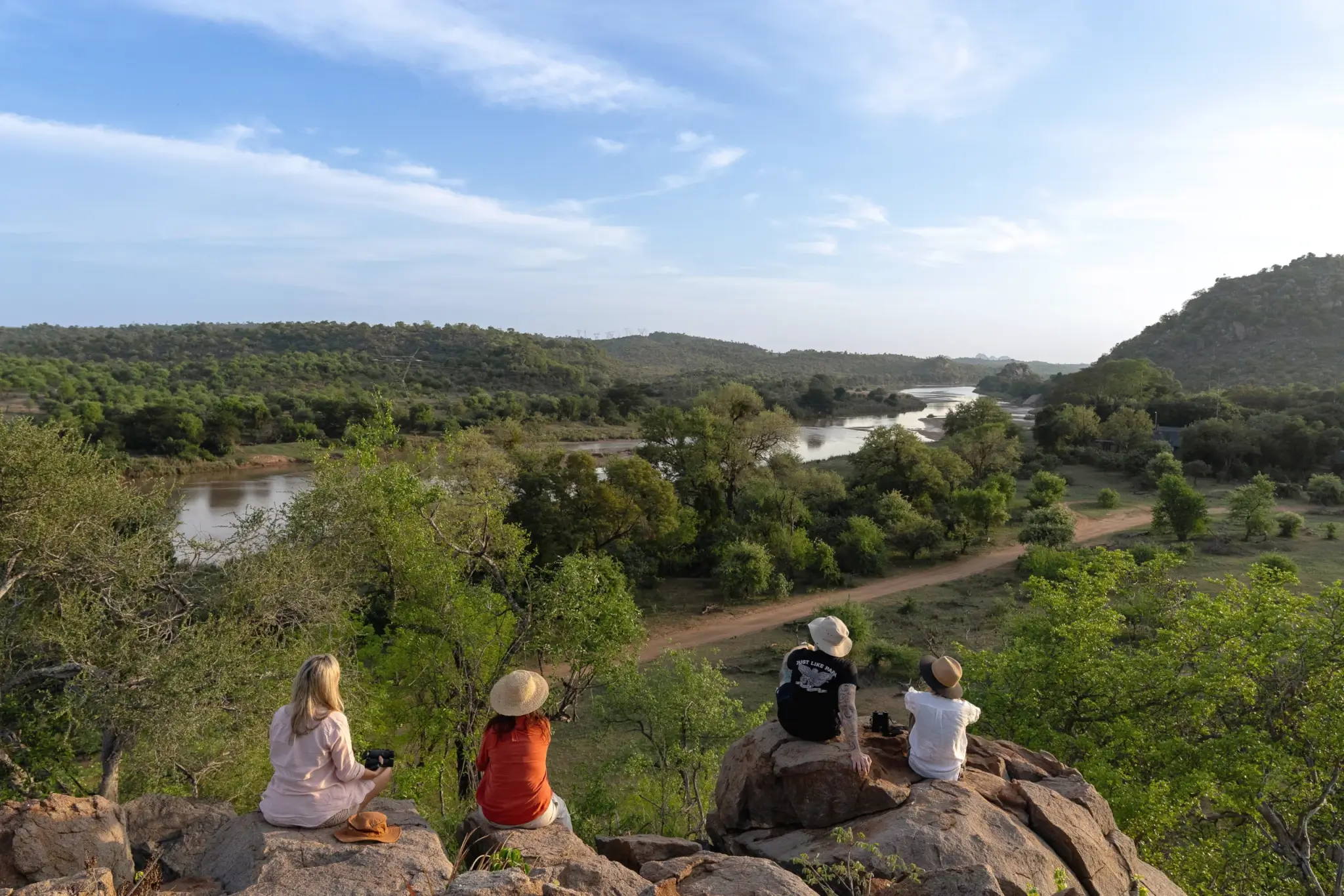 Uitkijkpunt in het reservaat