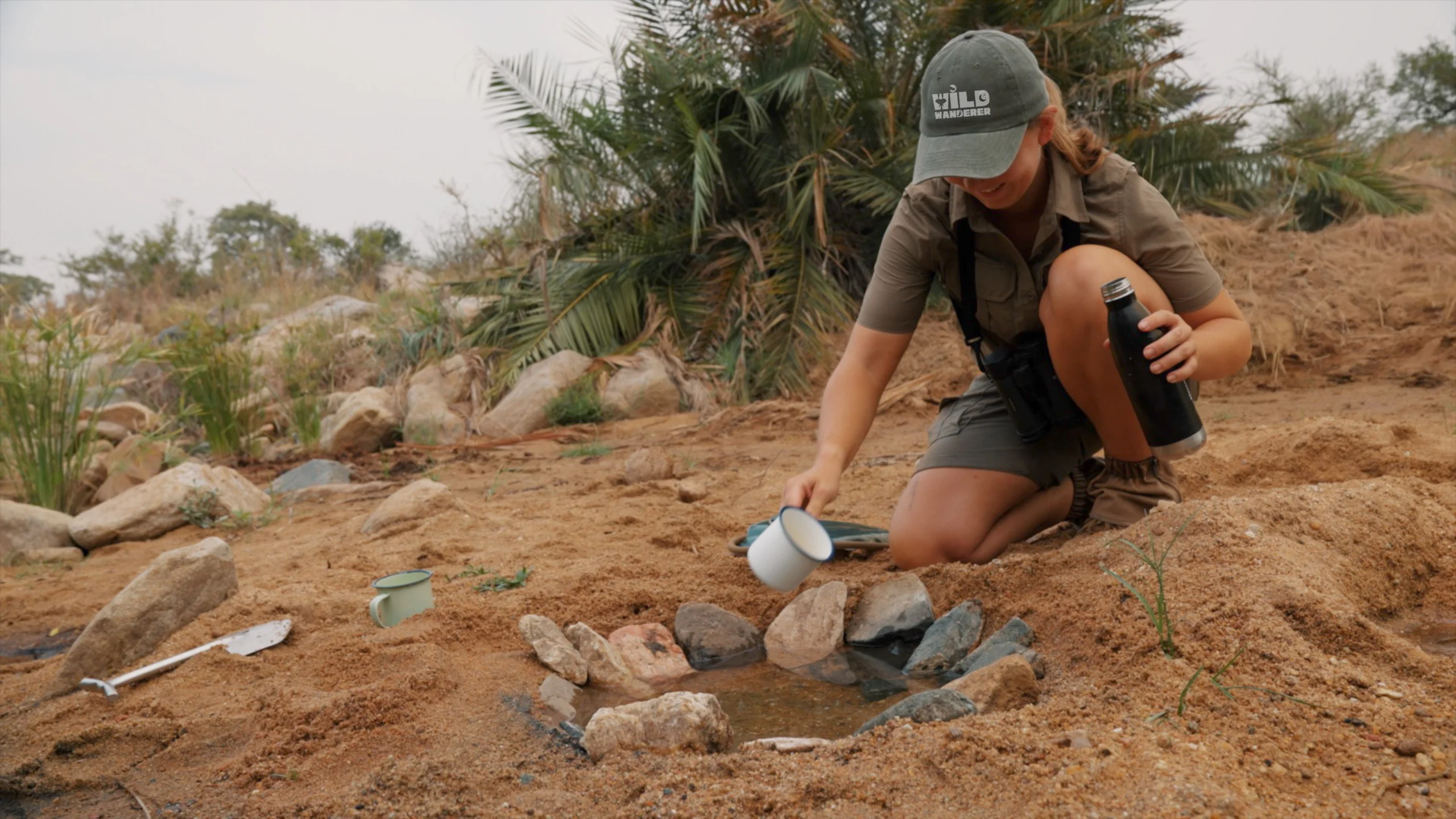 Daphne op primitieve trail